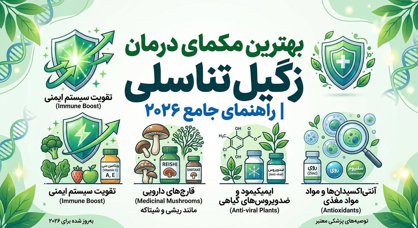 بهترین مکمل‌های درمان زگیل تناسلی | راهنمای جامع ۲۰۲6